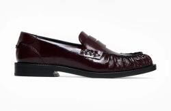 Vanda Novak mokaszin női bőr Greta Glossy Ruby - burgundia Női 37