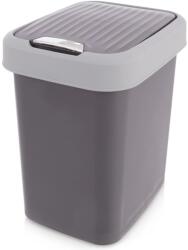 Orion Coș de gunoi din plastic 12 l gri ORION cu capac basculant Cos de gunoi