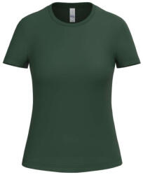iDeal Basic IB311 Ideal 150 egyenes szabású Női pamut póló, Ideal Forest Green-S (ib311ifg-s)