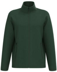 iDeal Basic IB900 unisex polár pulóver, elején végig cipzáras, Ideal Forest Green-L (ib900ifg-l)