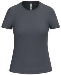 iDeal Basic IB311 Ideal 150 egyenes szabású Női pamut póló, Ideal Dark Grey-L (ib311idg-l)