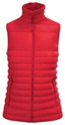 iDeal Basic IB6173 bélelt, steppelt Női mellény, Ideal Red-M (ib6173ir-m)