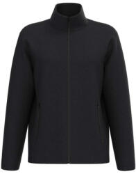 iDeal Basic IB900 unisex polár pulóver, elején végig cipzáras, Ideal Black-L (ib900ibl-l)