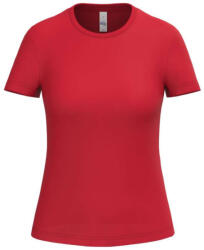iDeal Basic IB311 Ideal 150 egyenes szabású Női pamut póló, Ideal Red-XL (ib311ir-xl)