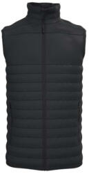 iDeal Basic IB6172 bélelt, steppelt férfi mellény, Black-M (ib6172bl-m)