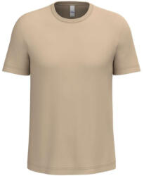 iDeal Basic IB320 Ideal 190 rövid ujjú, körkötött férfi pamut póló, Ideal Sand-3XL (ib320is-3xl)