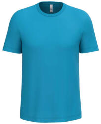 iDeal Basic IB320 Ideal 190 rövid ujjú, körkötött férfi pamut póló, Ideal Atoll Blue-3XL (ib320iab-3xl)