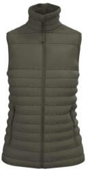 iDeal Basic IB6173 bélelt, steppelt Női mellény, Ideal Urban Khaki-2XL (ib6173iuk-2xl)