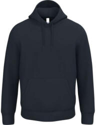 iDeal Basic IB402 unisex körkötött kapucnis pulóver, Ideal Navy-M (ib402inv-m)