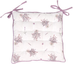 Clayre & Eef Perna scaun bumbac Lavanda 40x40x4 cm (LAG29X)