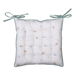 Clayre & Eef Perna scaun bumbac Fluturasi 40x40x4 cm (FOB29X)