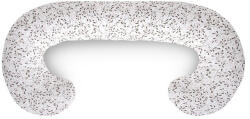 ceba baby Perna multifunctionala, Ceba Baby, Pentru dureri de spate, somn confortabil si alaptat, Cu bile de silicon si microperle, Husa detasabila din bumbac, 300x30 cm, Tiny Leaves (W-885-000-747)