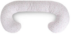 ceba baby Perna multifunctionala, Ceba Baby, Pentru dureri de spate, somn confortabil si alaptat, Cu bile de silicon si microperle, Husa detasabila din bumbac, 300x30 cm, Forget-me-not (W-885-000-745)