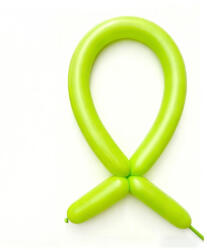 Flippy Baloane de Modelaj, Flippy, Set 50 bucati, Model Standard, din Latex, 30 x 1.5 cm, 1.8 g per unitate, pana la 150 cm, Verde deschis (TEO-162096)