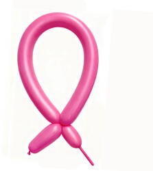 Flippy Baloane de Modelaj, Flippy, Set 50 bucati, Model Standard, din Latex, 30 x 1.5 cm, 1.8 g per unitate, pana la 150 cm, Fucsia (teo-162093)