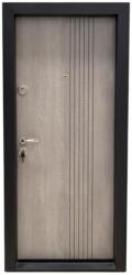 NOVO DOORS Usa metalica de apartament cu izolatie si vizor Novo Doors First Class NDS32, Deschidere Stanga Dreapta, Dimensiune 200X88 cm, Tabla 12 mm, Kit complet, Gri deschis (NDS32)