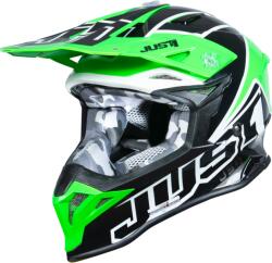 JUST1 Casca moto atv JUST1 J39 Thruster, culoare verde negru, marime XL (KASJUS1259) - simoto