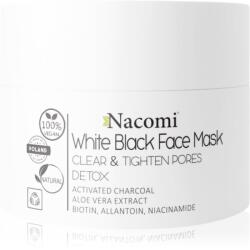 Nacomi White & Black masca de fata pentru curatare 50 ml Masca de fata