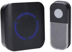 Solight 1L82 Vezeték nélküli csengő, konnektoros, 180 m, tanulókódos, fekete (1L82B)