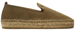 GENUINS Férfi Espadrillák, 303739102, Valódi Bőr/Szarvasbőr, 44 EU, Khaki (0000303739102_44)