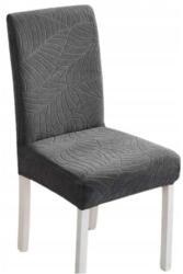 HomeDesign Székhuzat, Bútorhuzat, Puha anyag, Rugalmas, Kiváló minőségű kidolgozás, Könnyen tisztítható, Vastag, 58 x 48 x 45 cm, Sötétszürke (21ZC)