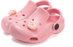 D. D. STEP papuci fata cu decor jibbitz roz (14C018)