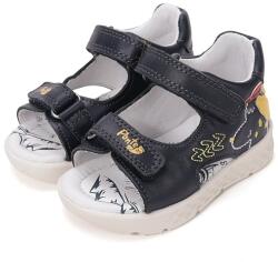 Ponte20 sandale pentru băieți cu curele velcro supinate albastru închis (14BE72)