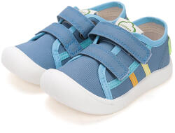 D.D.Step Pantofi sport băieți, pânză, velcro, bleu, 26-33 albastru deschis (14BE03)