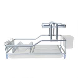 Z-tools Edényszárító, műanyag tálcával és evőeszköztartóval 55x35x28cm / 979 (979)