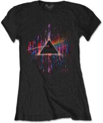 Pink Floyd Dark Side of the Moon Pink Splatter Black L Дамски Риза (GDAPFTS02LB03)