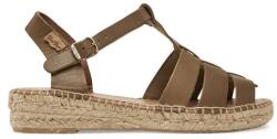 Toni Pons női espadrillák, 305031952, Természetes bőr, 37 EU, Barna (0000305031952_37)