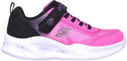 Skechers Skechers, S-Lights Sola Glow LED-es sneaker, Fekete, Rózsaszín, 28 EU (303714L-BKHP-28)