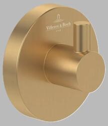 Villeroy & Boch Cuier simplu baie, fixare ascunsa, auriu periat (Brushed Gold), Villeroy & Boch Elements Tender TVA15101100076 TVA15101100076 (TVA15101100076)