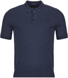 Fred Perry Tricou Polo mânecă scurtă Bărbați SUPIMA COTTON KNITTED SHIRT Fred Perry Albastru EU S