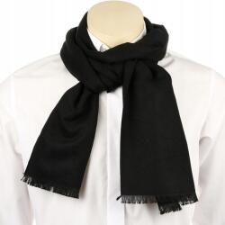 Versoli Férfi sál meleg puha sál sima kétoldalas elegáns klasszikus casual (MES-JEDblack)