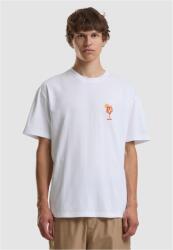 Mr. Tee Orange Sip Oversize Tee white