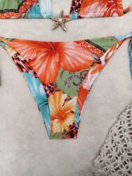 Shein Többszínű Mintás Bikini Alsónadrág Shein Megkötővel XL
