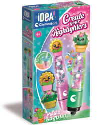Clementoni Idea! Magic Garden - set pentru confecționarea evidențiatoarelor - Clementoni (18397)