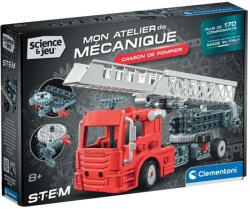 Clementoni Science &, Play: Set de construcție camion de pompieri - Clementoni (75167C)