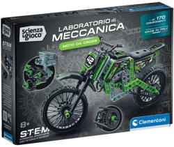 Clementoni Science &, Play: Mecanica motocross X-Treme de asamblat - Clementoni (75156C)