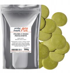 Kol-pol Pisztácia Ízű Öntet 500g Oldható desszertkorong Kol-Pol (Polewa o smaku Pistacjowym 500g Kol-Pol)