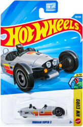 Mattel Hot Wheels: Morgan Super 3 mașinuță argintie 1/64 - Mattel (5785/JJJ91)