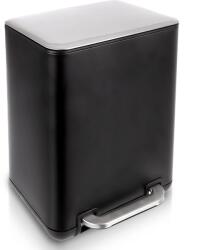 Orion Coș de gunoi cu pedală din inox, negru, 6 l Cos de gunoi
