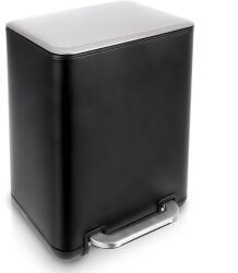 Orion Coș de gunoi cu pedală, inox, negru, 20 l Cos de gunoi