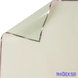  Fólia ív ezüst kerettel 57 x 57cm, 20db - Lakk pasztell zöld