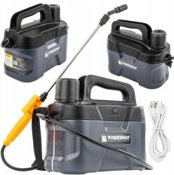 Powermat Akkumulátoros Kerti Magasnyomású Permetező Könnyű Lándzsa 2, 5AH Lítium-ion5L (PM1339)