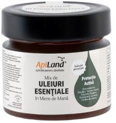 APILAND Mix de Uleiuri Esentiale in Miere de Mana - Protectie Activa 250g