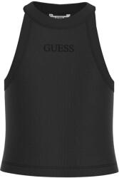 GUESS K Top Pentru copii Dye Rib Crop J6RI35KBPZ4 jblk jet black a996 (J6RI35KBPZ4 jblk jet black a996)