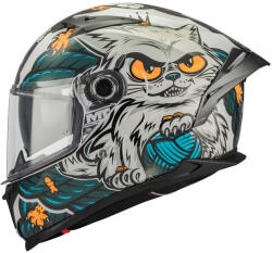 MT Helmets Braker SV The King A7 Negru/Gri/Albastru Casca Moto Față întreagă DOT / ECE 22.06 1650gr cu Sunvisor MTH000KRA544 (MTH000KRA544)