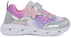 Lelli Kelly Adidași Copii Cu Închidere Hoop & Loop Și Luminite Argintii LKAL5635-AG01 (LKAL5635-AG01)